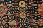 9x12 Navy and Red Anatolian Traditional Rug