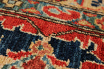 9x12 Navy and Red Anatolian Traditional Rug