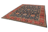 9x12 Navy and Red Anatolian Traditional Rug