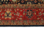 9x12 Navy and Red Anatolian Traditional Rug