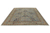 9x12 Light Blue and Light Green Traditional Rug