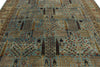 9x12 Light Blue and Light Green Traditional Rug