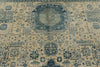 8x12 Ivory and Blue Anatolian Traditional Rug