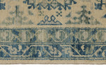 8x12 Ivory and Blue Anatolian Traditional Rug