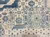 8x12 Ivory and Blue Anatolian Traditional Rug