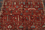 9x12 Red and Navy Anatolian Traditional Rug