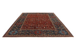 9x12 Red and Navy Anatolian Traditional Rug