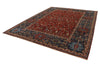 9x12 Red and Navy Anatolian Traditional Rug