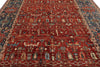 9x12 Red and Navy Anatolian Traditional Rug