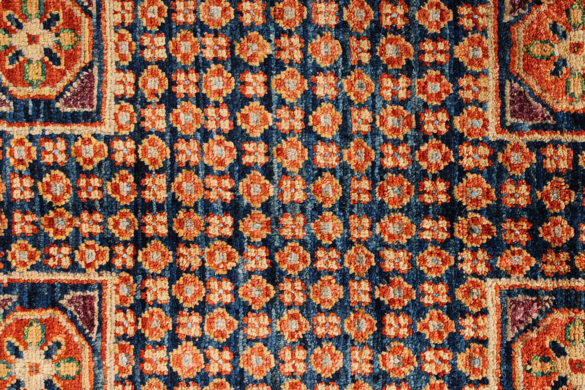 8x10 Red and Navy Anatolian Traditional Rug