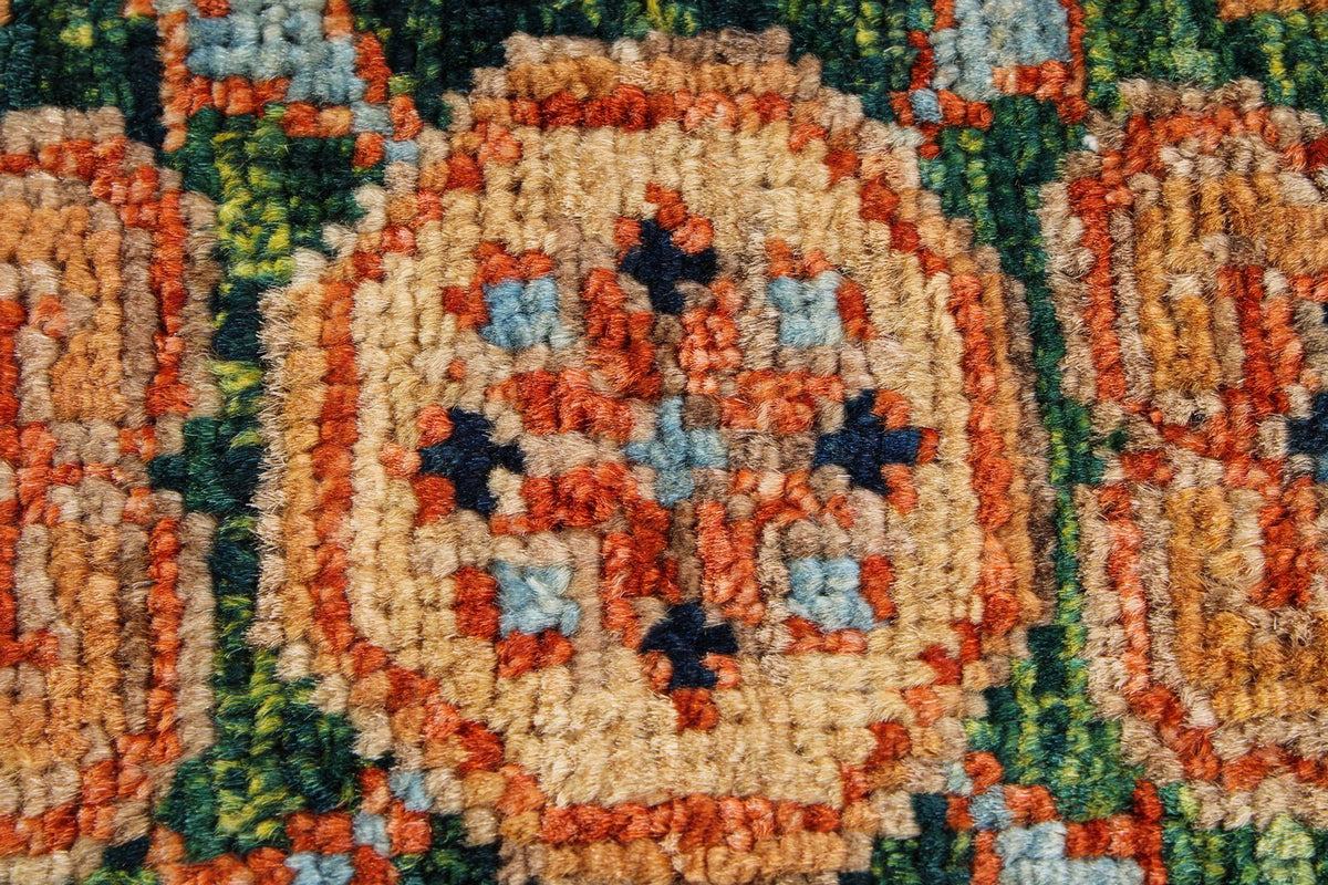 8x10 Red and Navy Anatolian Traditional Rug
