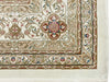 6x8 Ivory and Brown Turkish Antep Rug