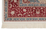 6x9 Ivory and Red Turkish Antep Rug