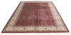 7x10 Ivory and Red Turkish Antep Rug