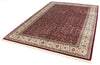 7x10 Ivory and Red Turkish Antep Rug