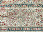 6x8 Blue and Ivory Turkish Antep Rug