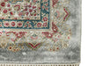 6x8 Blue and Ivory Turkish Antep Rug