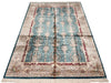 6x8 Blue and Ivory Turkish Antep Rug