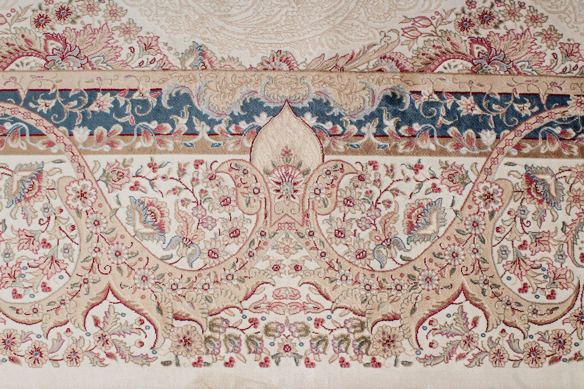 8x11 Ivory Turkish Antep Rug
