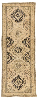 4x11 Ivory Turkish Tribal Runner