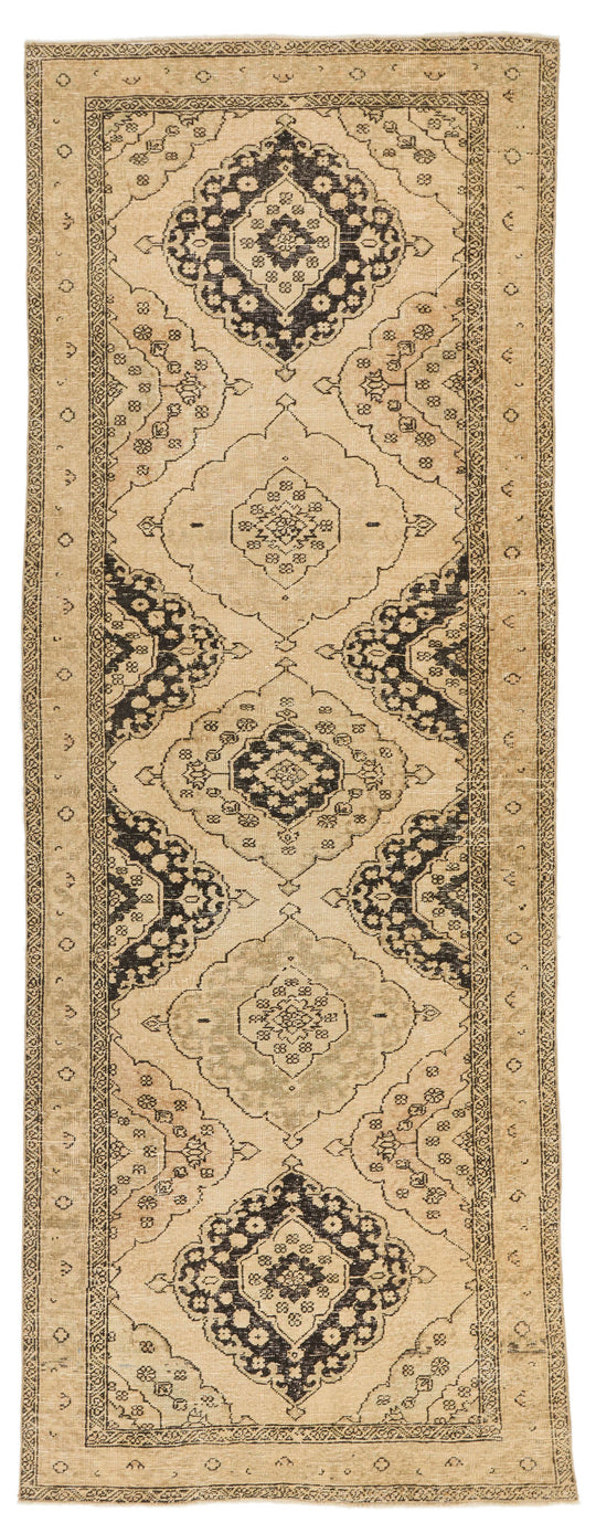 4x11 Ivory Turkish Tribal Runner