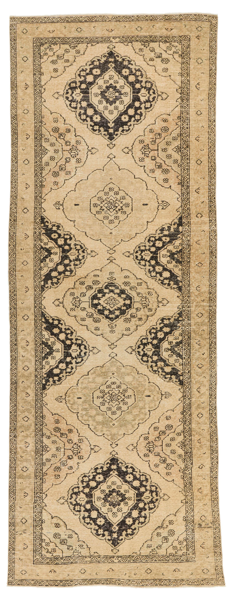 4x11 Ivory Turkish Tribal Runner