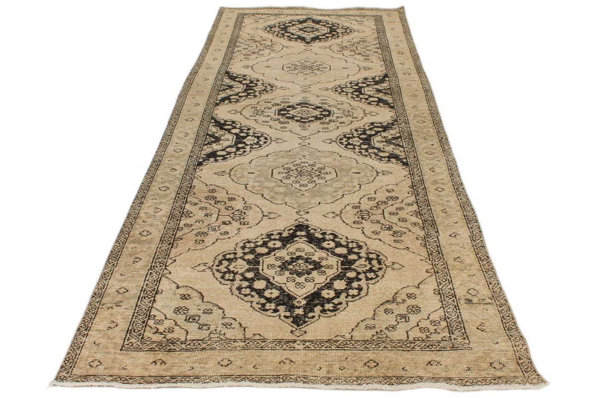 4x11 Ivory Turkish Tribal Runner