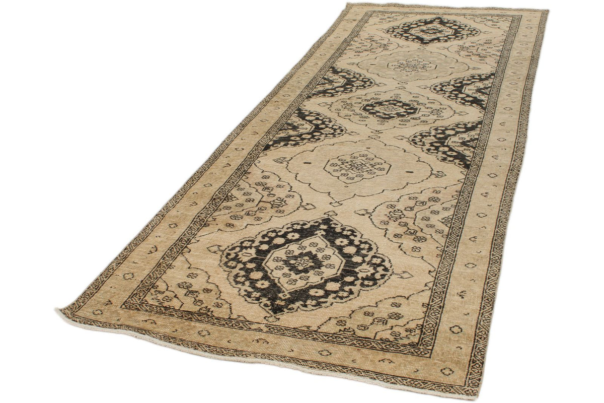 4x11 Ivory Turkish Tribal Runner