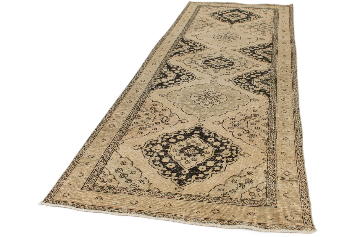 4x11 Ivory Turkish Tribal Runner