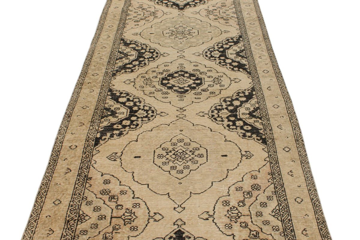 4x11 Ivory Turkish Tribal Runner