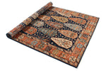 5x6 Navy and Red Anatolian Traditional Rug