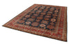 9x12 Navy and Red Kazak Tribal Rug