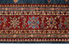 8x11 Navy and Red Kazak Tribal Rug