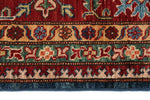 8x11 Navy and Red Kazak Tribal Rug