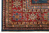 8x11 Navy and Red Kazak Tribal Rug