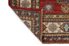 3x5 Red and Ivory Kazak Tribal Rug
