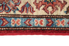 4x5 Red and Ivory Kazak Tribal Rug