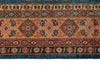 10x13 Navy and Peach Kazak Tribal Rug