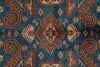 10x13 Navy and Peach Kazak Tribal Rug