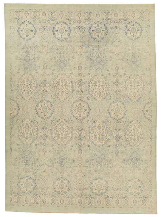 10x14 Blue and Multıcolor Anatolian Tribal Rug