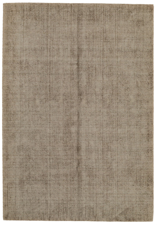 5x8 Gray and Ivory Persian Traditional Rug