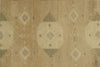 3x8 White and Brown Turkish Tribal Runner