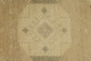 3x8 White and Brown Turkish Tribal Runner