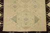 3x8 White and Brown Turkish Tribal Runner