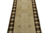 3x8 White and Brown Turkish Tribal Runner