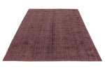 5x8 Purple and Purple Modern Contemporary Rug