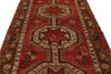 5x13 Red and Green Turkish Tribal Runner