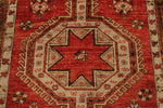 5x13 Red and Green Turkish Tribal Runner