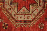 5x13 Red and Green Turkish Tribal Runner