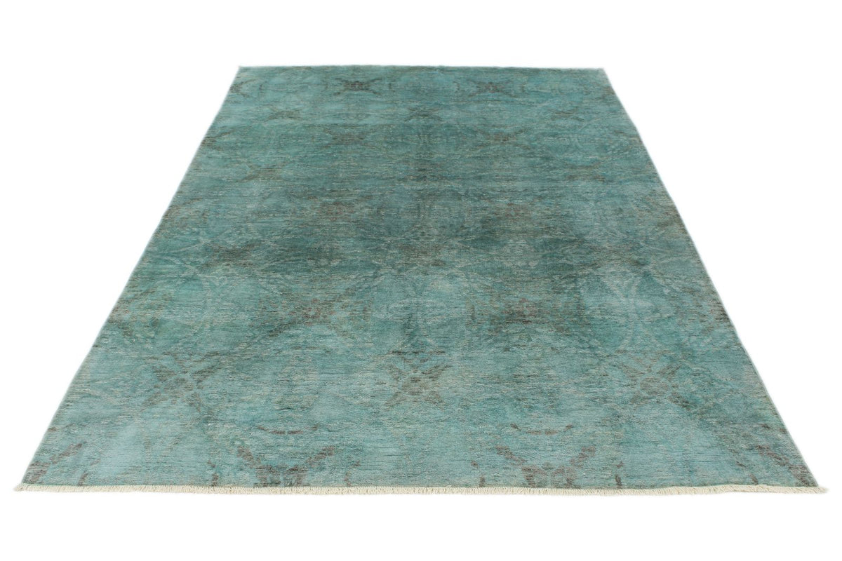 6x8 Gray and Multicolor Anatolian Traditional Rug